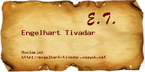 Engelhart Tivadar névjegykártya